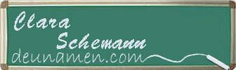 Clara Schemann Visitenkarte